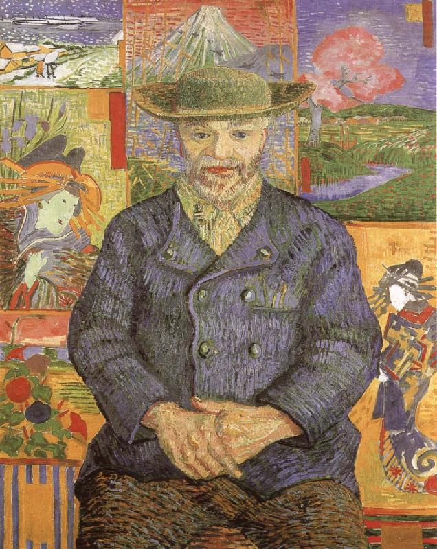 Portrait of Pere Tanguy, Vincent Van Gogh